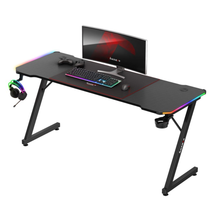 Huzaro Hero 4.8 RGB Gaming Desk Black