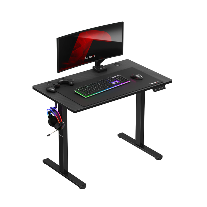 Huzaro Hero 7.9 Electric Gaming Desk Black