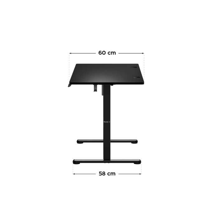 Huzaro Hero 7.9 Electric Gaming Desk Black