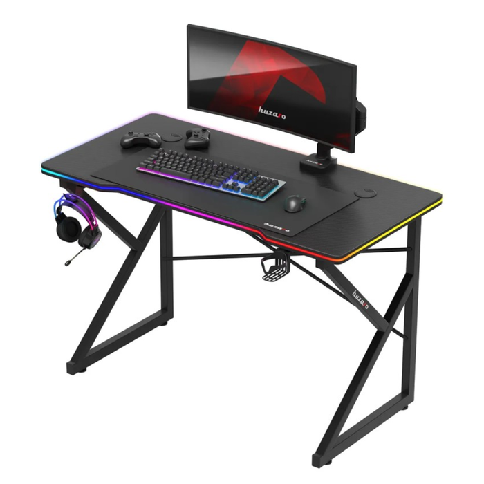 Huzaro Hero 1.7 RGB Gaming Desk Black