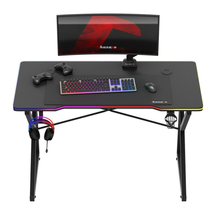Huzaro Hero 1.7 RGB Gaming Desk Black