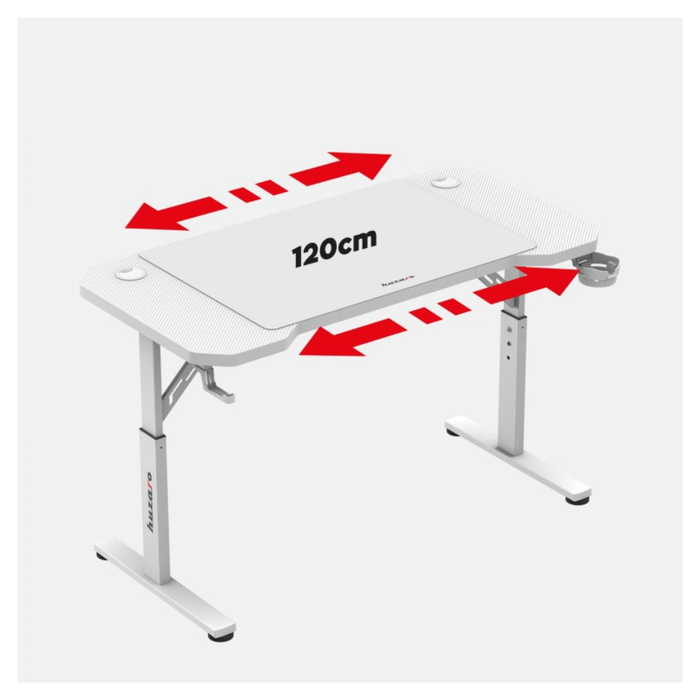 Huzaro Hero 2.6 Gaming Desk White