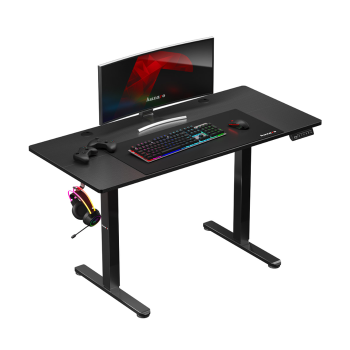 Huzaro Hero 8.2 Electric Gaming Desk Black