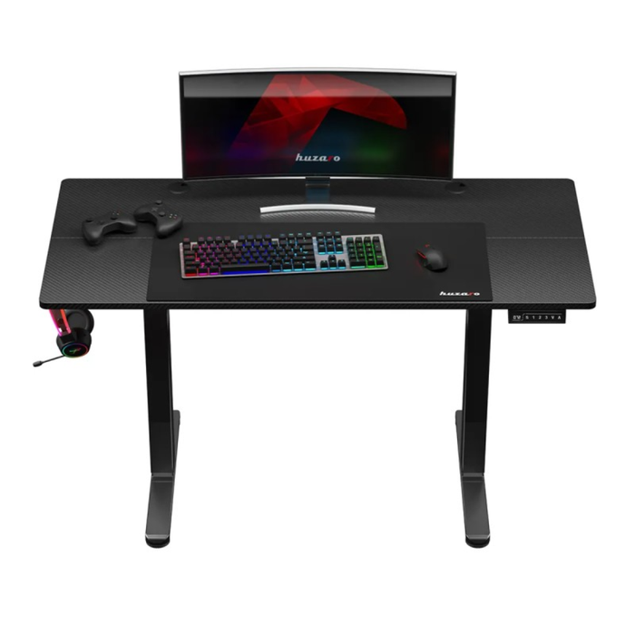 Huzaro Hero 8.2 Electric Gaming Desk Black