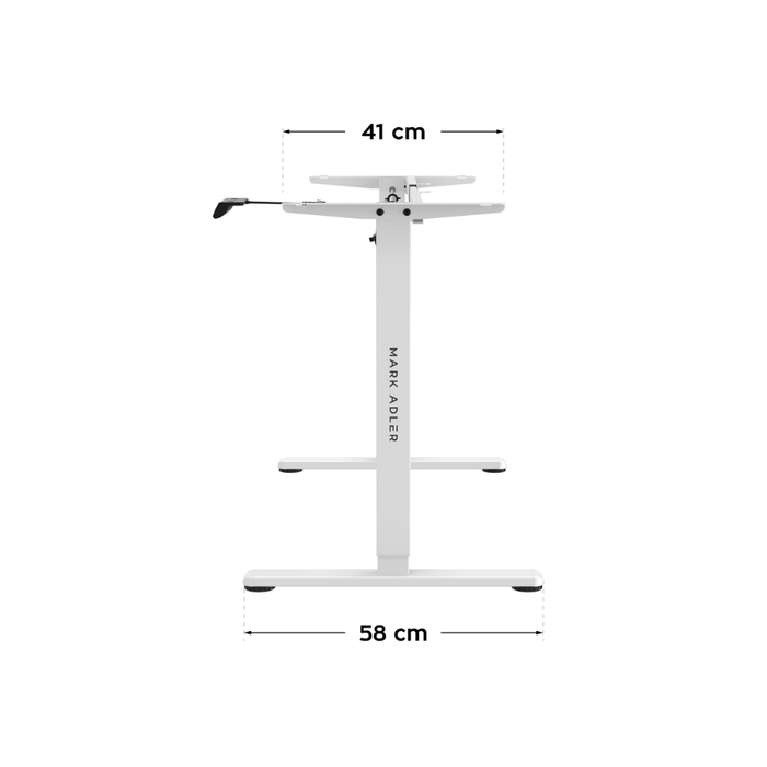 Mark Adler Xeno 2.1 Electric Desk Frame White