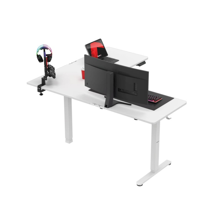 Huzaro Hero 9.5 Electric Gaming Desk White