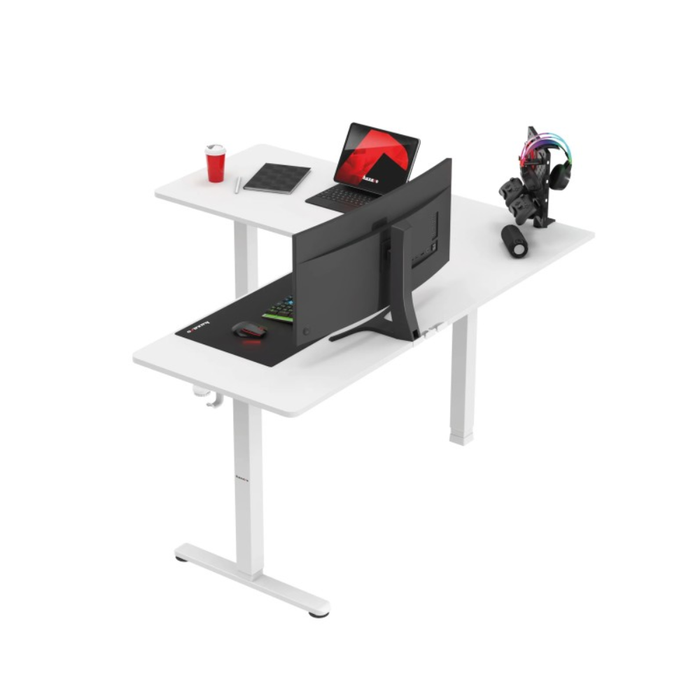Huzaro Hero 9.5 Electric Gaming Desk White