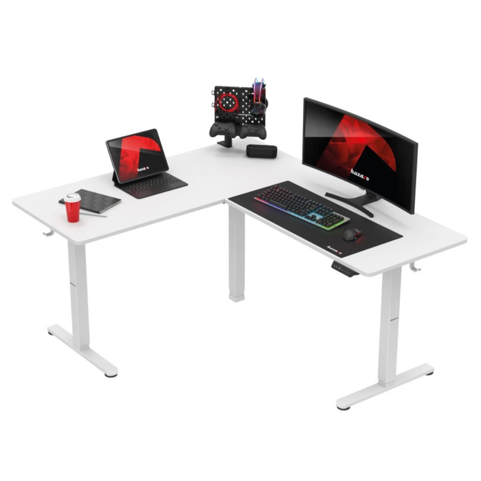 Huzaro Hero 9.5 Electric Gaming Desk White