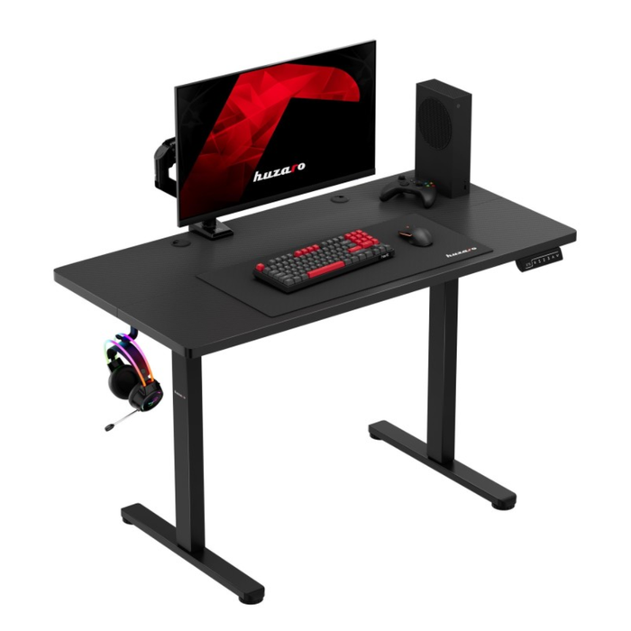 Huzaro Hero 8.1 Electric Gaming Desk Black