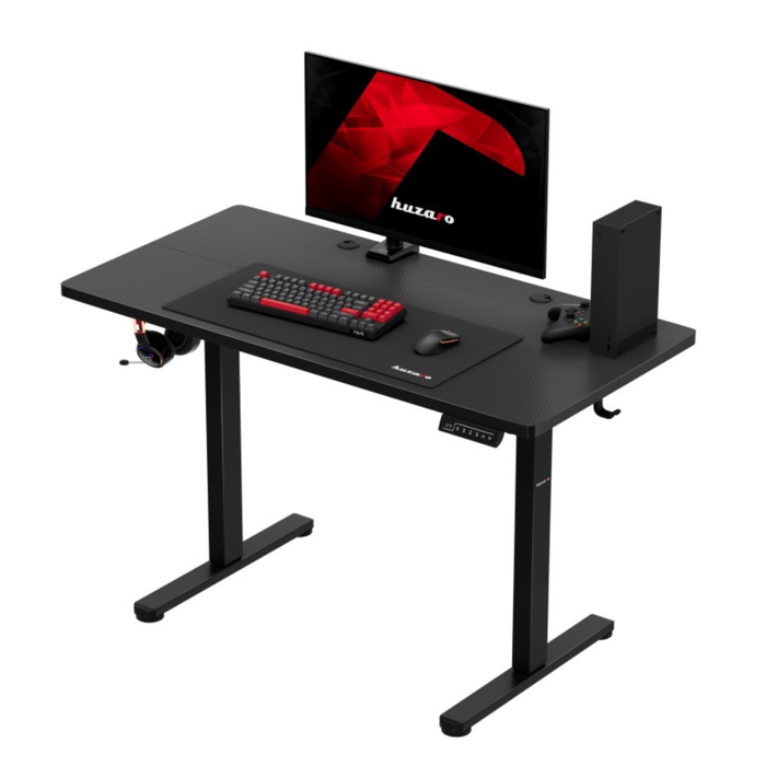 Huzaro Hero 8.1 Electric Gaming Desk Black