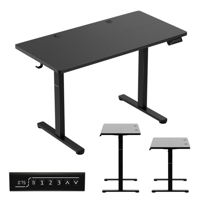 Huzaro Hero 8.1 Electric Gaming Desk Black