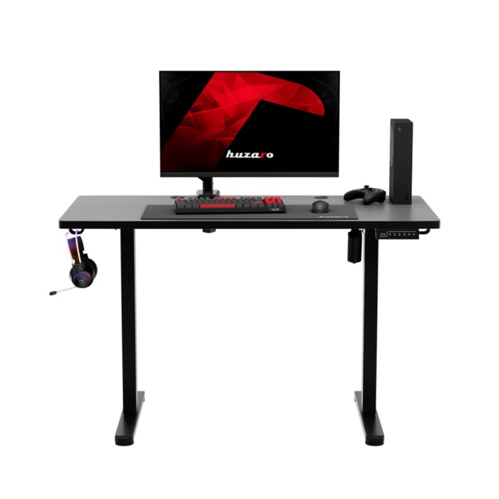 Huzaro Hero 8.1 Electric Gaming Desk Black