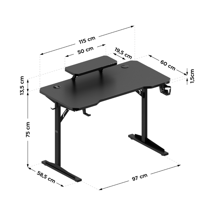 Mark Adler Leader 5.1 Desk Black