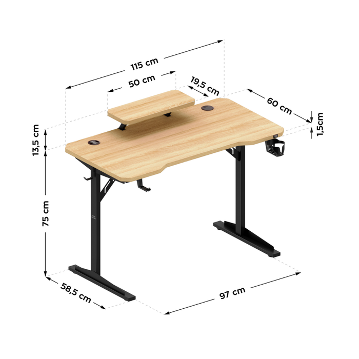 Mark Adler Leader 5.1 Desk Oak