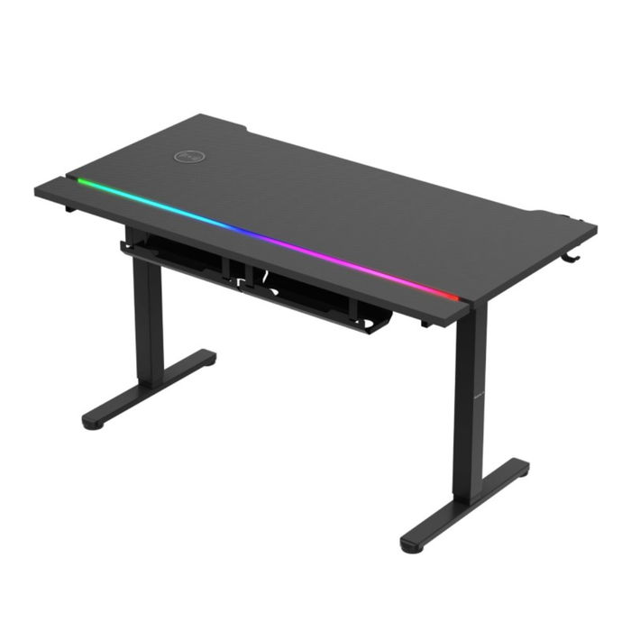 Huzaro Hero 8.7 RGB LED Electric Gaming Desk Black