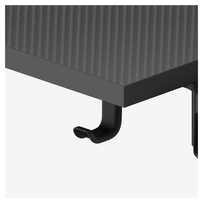 Huzaro Hero 8.7 RGB LED Electric Gaming Desk Black