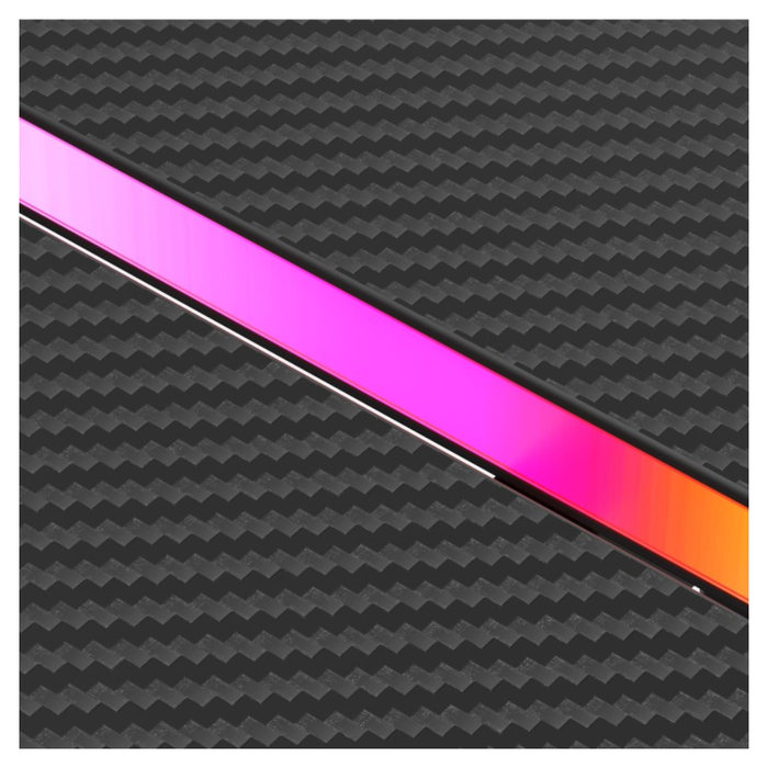 Huzaro Hero 8.7 RGB LED Electric Gaming Desk Black