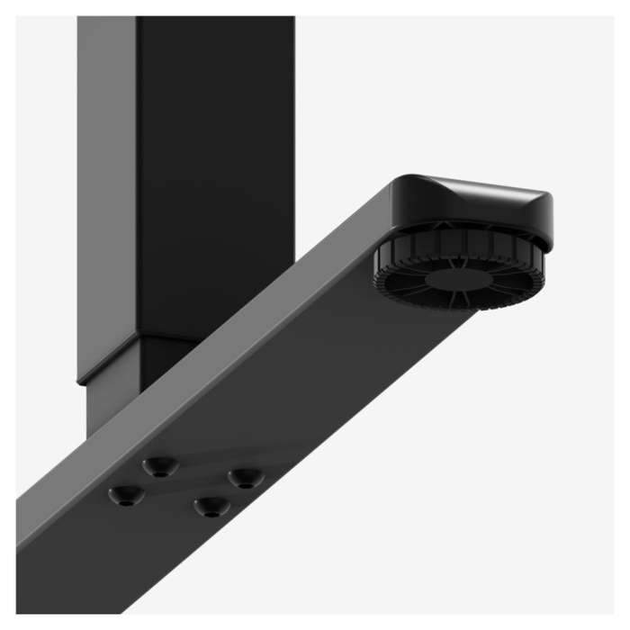 Huzaro Hero 8.7 RGB LED Electric Gaming Desk Black