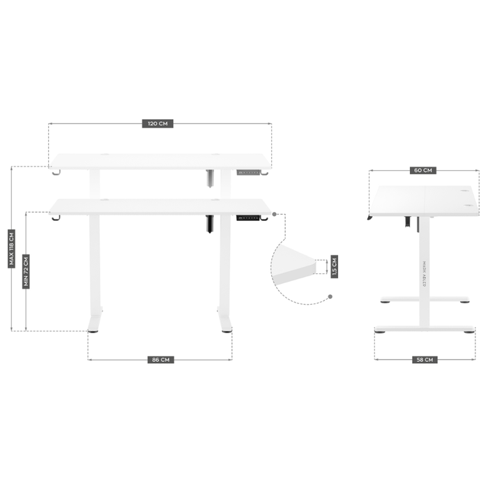 Mark Adler Leader 7.0 Desk White