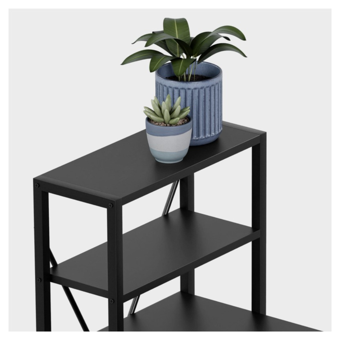 Mark Adler Leader 5.9 Desk With Shelves Black
