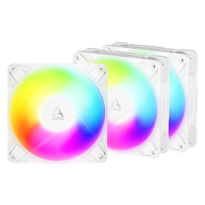 Arctic Fan P12 Pro Reserve ARGB White 3 Pack