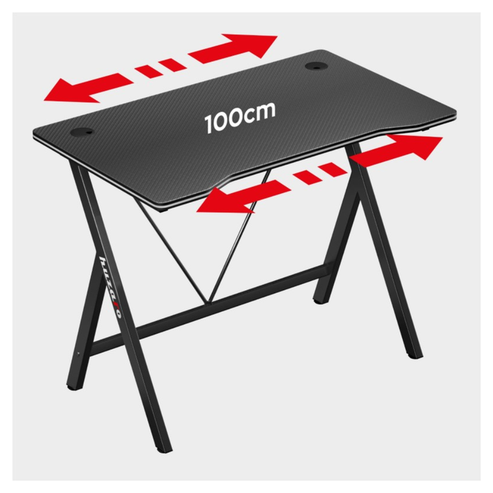 Huzaro Hero 1.4 Gaming Desk Black