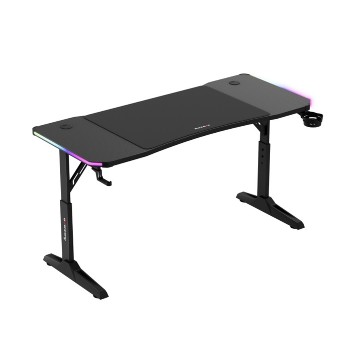 Huzaro Hero 3.6 RGB LED Gaming Desk Black