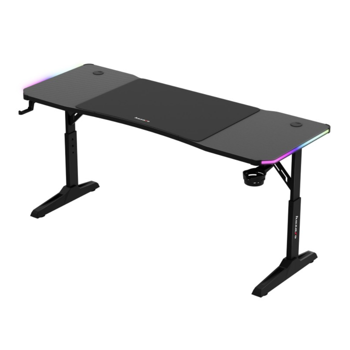 Huzaro Hero 4.6 RGB LED Gaming Desk Black