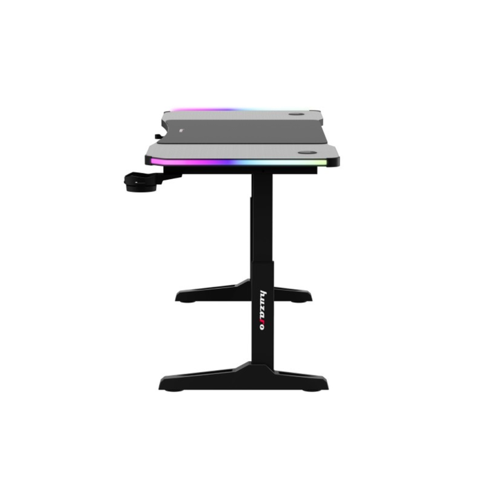 Huzaro Hero 4.6 RGB LED Gaming Desk Black