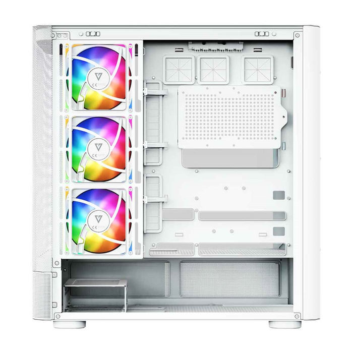 Modecom PC Case Volcano AQ400 ARGB Midi White