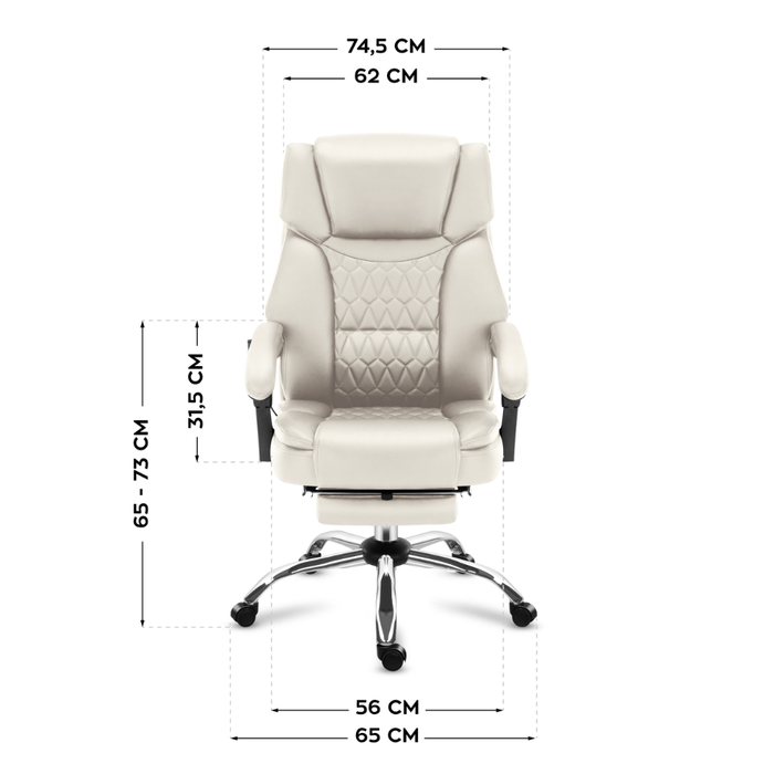 Mark Adler Boss 6.0 Massage Office Chair Beige