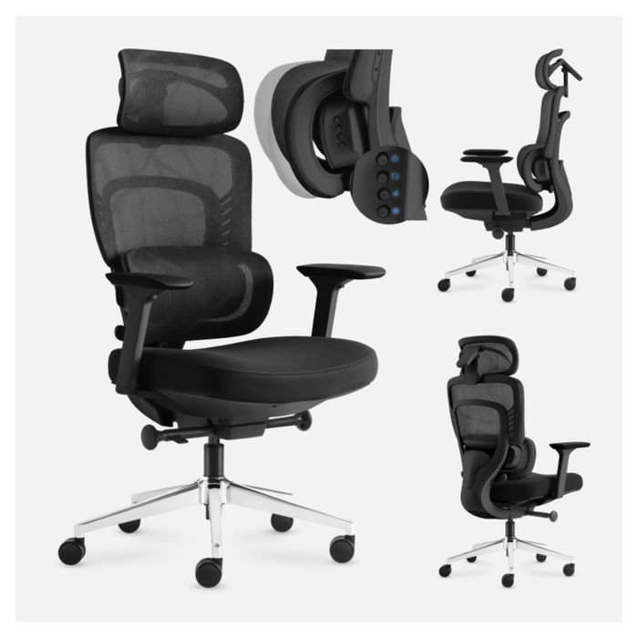 Mark Adler Visioner 6.1 Black Massage Office Chair