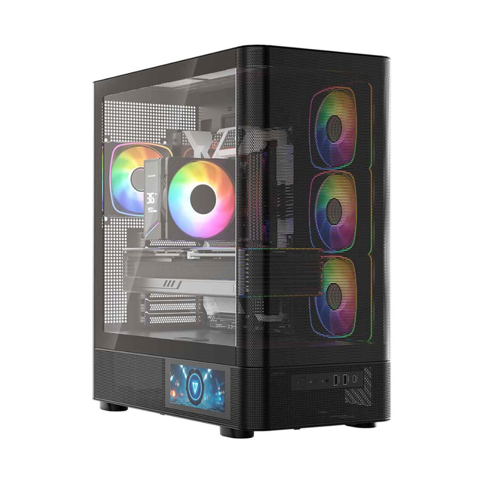 Modecom PC Case Volcano AQ400 ARGB Midi Black