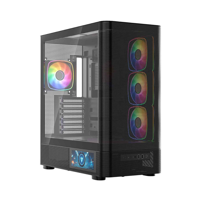 Modecom PC Case Volcano AQ400 ARGB Midi Black