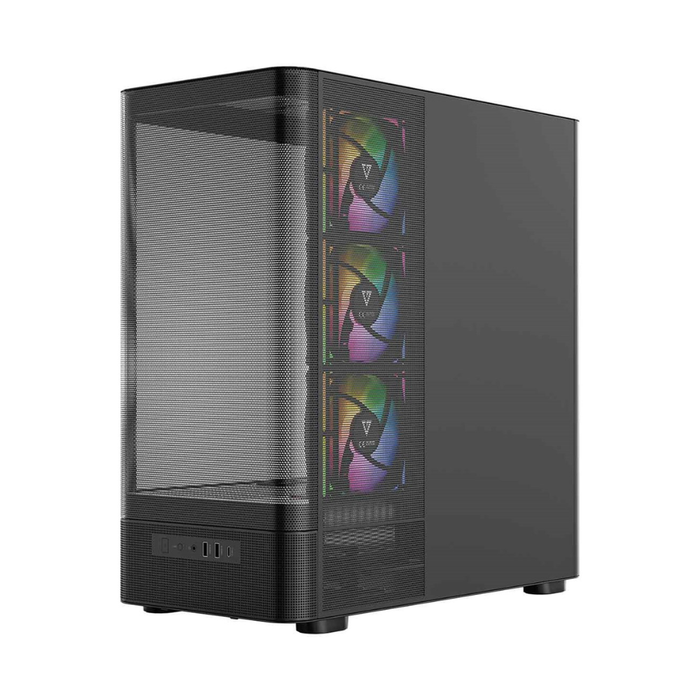 Modecom PC Case Volcano AQ400 ARGB Midi Black