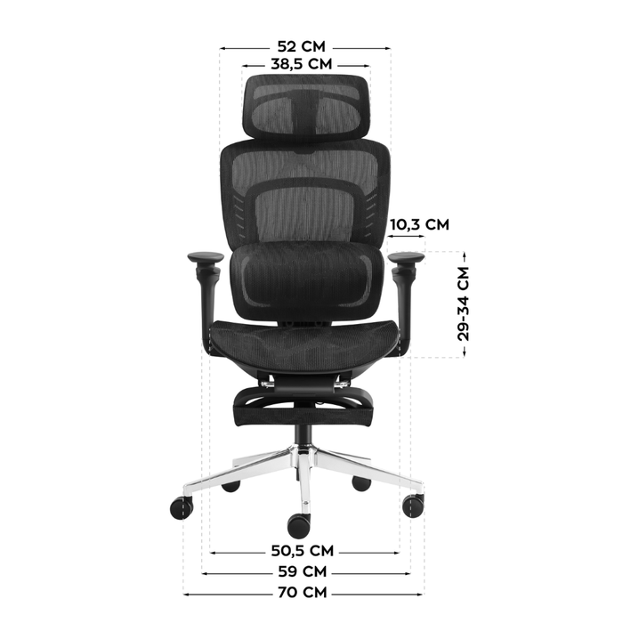 Mark Adler Visioner 8.3 Massage Office Chair Black