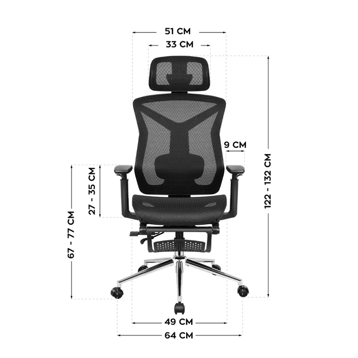 Mark Adler Expert 5.7 Ergonomic Office Chair Black