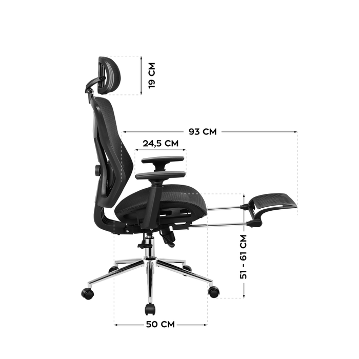 Mark Adler Expert 5.7 Ergonomic Office Chair Black
