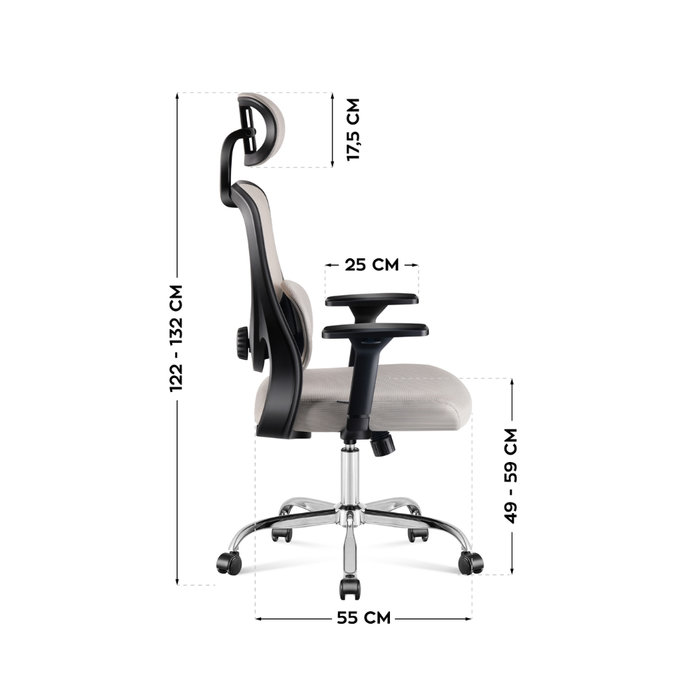 Mark Adler Manager 3.2 Ergonomic Office Chair Grey