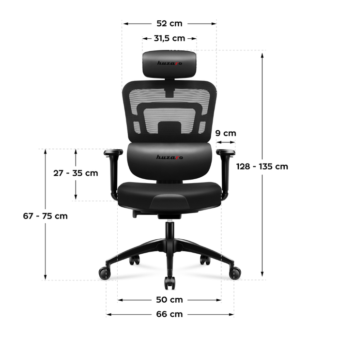 Huzaro Combat 7.0 Gaming Chair Black