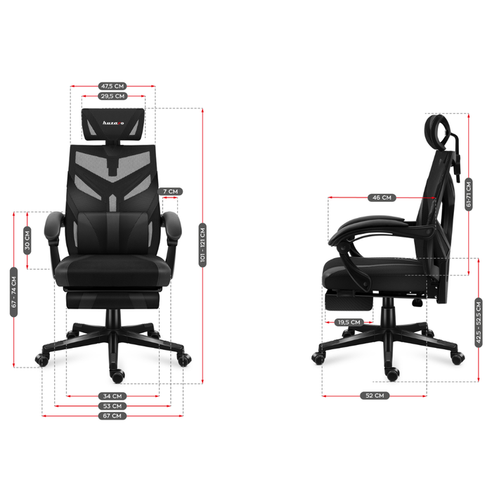 Huzaro Combat 5.0 Gaming Chair Black