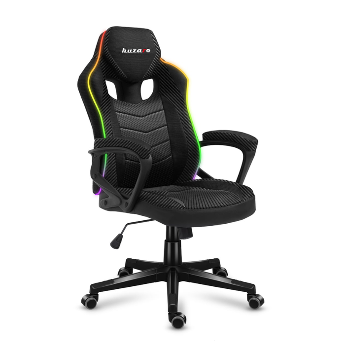Huzaro Force 2.5 RGB Mesh Gaming Chair Carbon