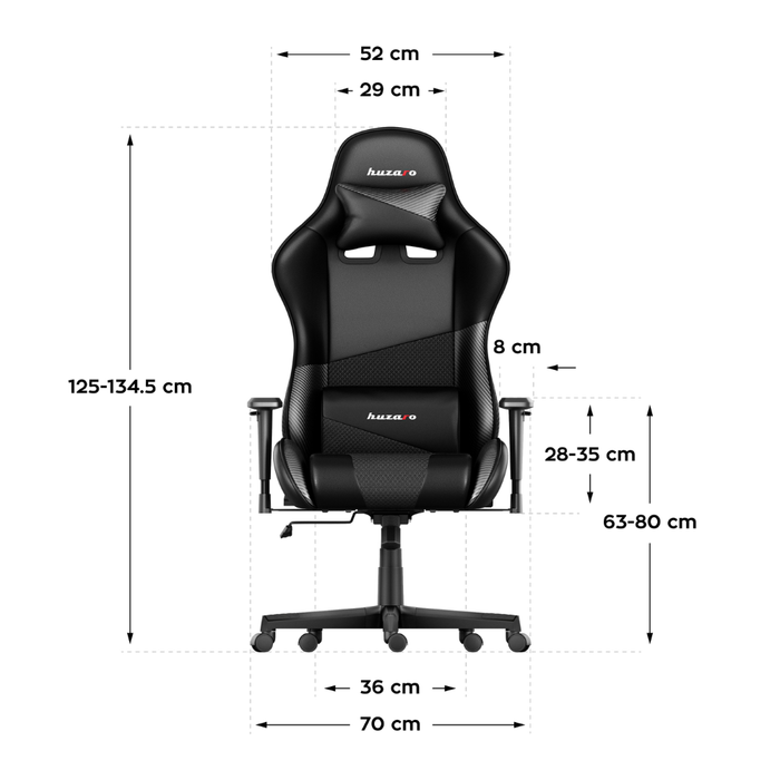 Huzaro Force 6.2 Gaming Chair Carbon