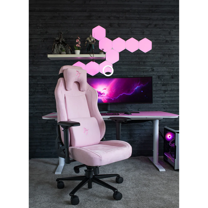 Arozzi Vernazza Supersoft Gaming Chair Pink
