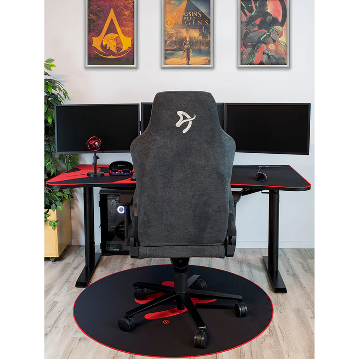 Arozzi Vernazza Soft Fabric Gaming Chair Dark Grey