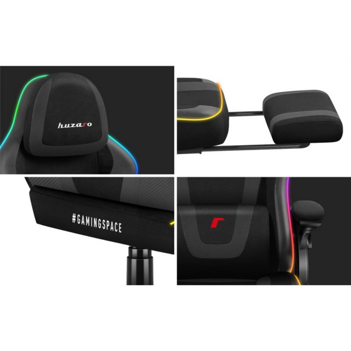 Huzaro Force 4.6 RGB Smart Gaming Chair Black Mesh