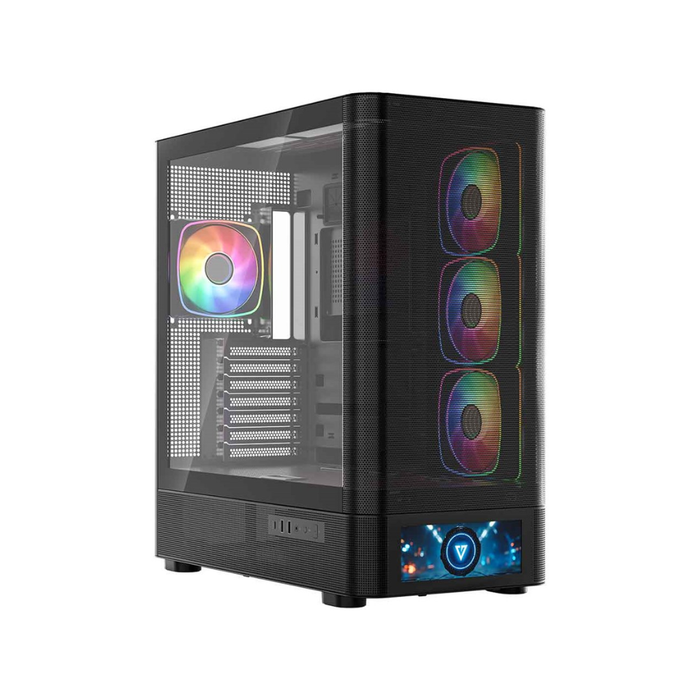 Modecom PC Case Volcano AQ500 ARGB Midi Black