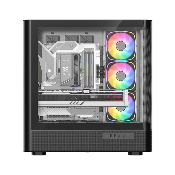 Modecom PC Case Volcano AQ500 ARGB Midi Black