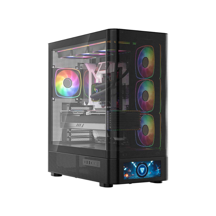Modecom PC Case Volcano AQ500 ARGB Midi Black