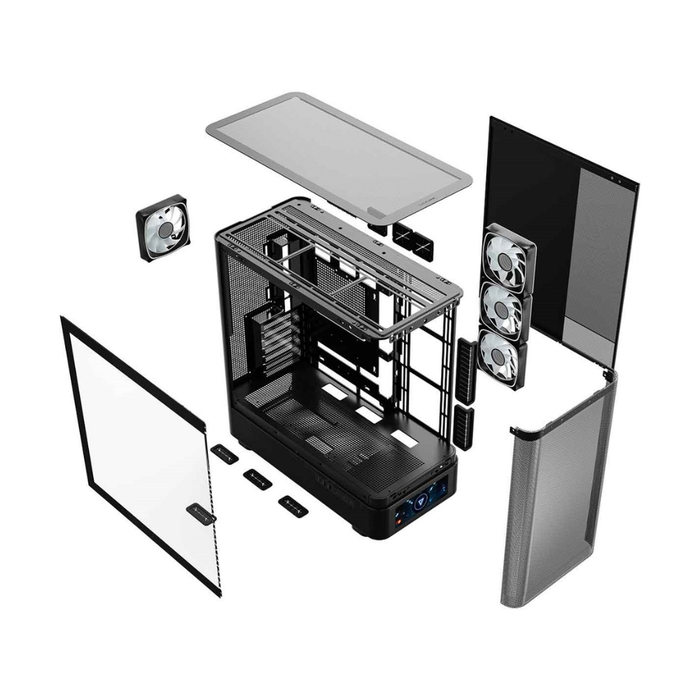 Modecom PC Case Volcano AQ500 ARGB Midi Black